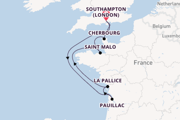 Journey from Southampton (London) with the Borealis