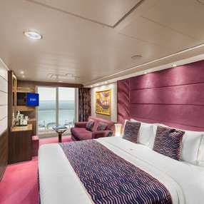 Come aboard the undefined and discover one of 68 cabin categories on a total of 14 decks that can accommodate 4345 passengers. Choose your dream cabin and feel at home on board the undefined!