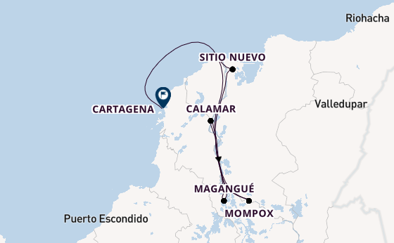 South America from Barranquilla, Colombia with the AmaMagdalena