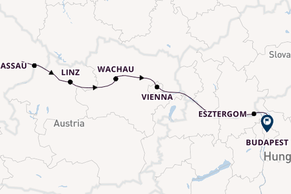 Danube River, Europe from Vilshofen, Germany with the AmaVerde