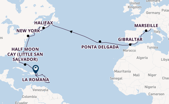 Transatlantic from Savona, Italy with the Costa Fascinosa