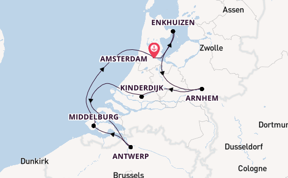 Western Europe from Amsterdam, Netherlands with the Viking Haki