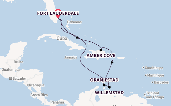 Caribbean vanaf Fort Lauderdale, Verenigde Staten met de Regal Princess