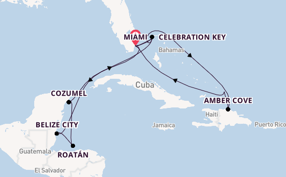 Caribbean from Miami, Florida, USA with the Regal Princess