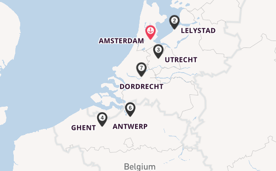 Western Europe from Amsterdam, Netherlands with the AmaPrima