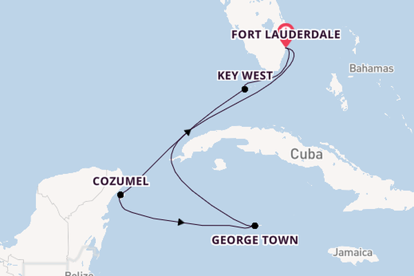 Westelijke Caraïben vanaf Fort Lauderdale, Verenigde Staten met de Celebrity Reflection