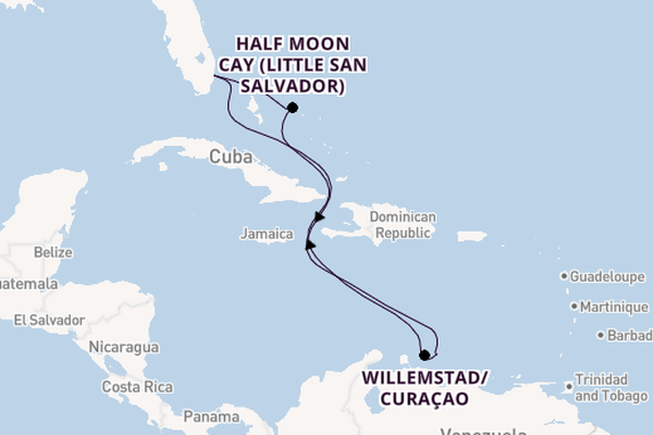 Caribbean from Fort Lauderdale (Port Everglades), Florida, USA with the Nieuw Amsterdam