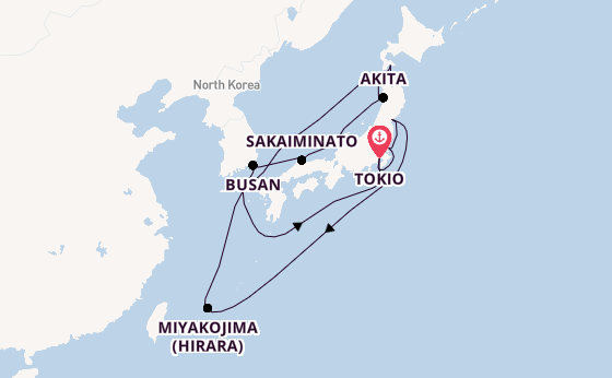 Japan vanaf Tokio, Japan met de Seven Seas Explorer