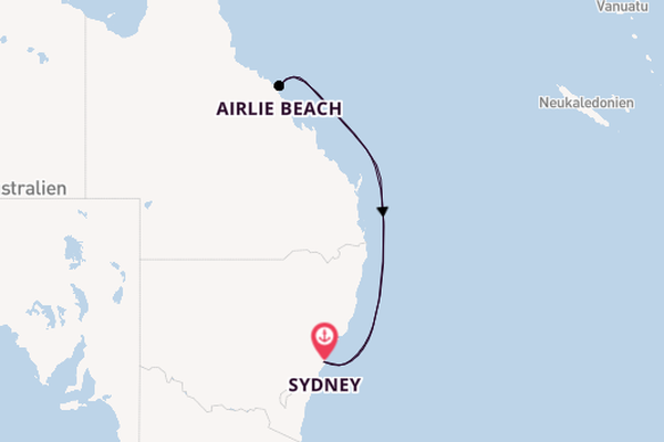 Australien ab Sydney, Australien auf der Anthem of the Seas