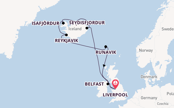 Cruise with Ambassador Cruise Line from Liverpool