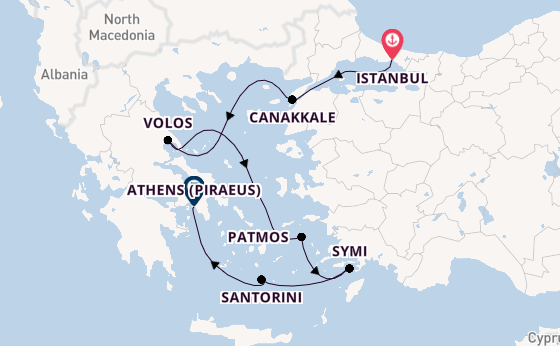 Eastern Mediterranean from Istanbul, Turkey with the Seabourn Ovation 
