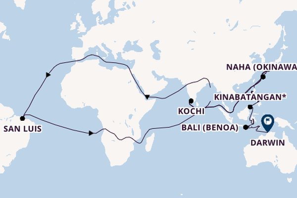 Transpacific from Osaka, Japan with the Silver Cloud