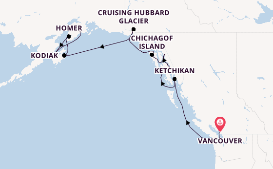 Alaska from Vancouver, British Columbia with the HANSEATIC spirit