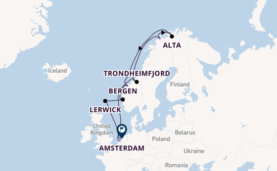 Norway from Rotterdam, Netherlands with the Rotterdam