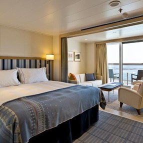 Come aboard the undefined and discover one of 27 cabin categories on a total of 9 decks that can accommodate 930 passengers. Choose your dream cabin and feel at home on board the undefined!
