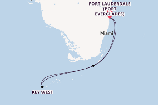 North America from Fort Lauderdale with the Celebrity Reflection