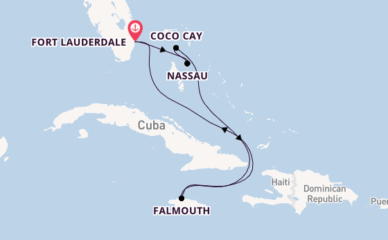 Caribbean vanaf Fort Lauderdale, Verenigde Staten met de Oasis of the Seas®
