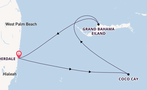 Caribbean vanaf Fort Lauderdale, Verenigde Staten met de Jewel of the Seas®