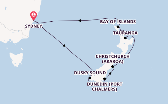 New Zealand from Sydney, Australia with the Celebrity Solstice