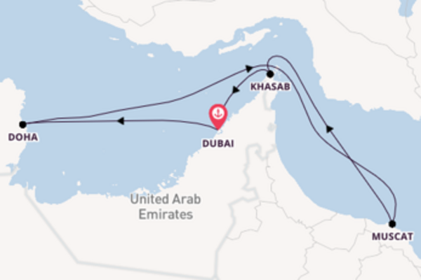 Cruise met TUI Cruises naar Doha