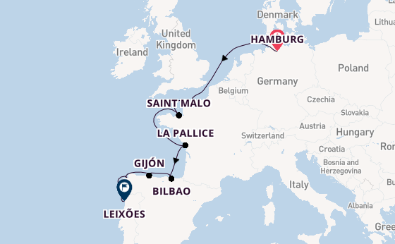 Portugal from Hamburg, Germany with the HANSEATIC spirit