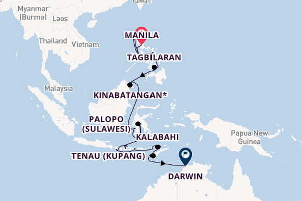 South East Asia from Manila, Philippines with the Silver Cloud