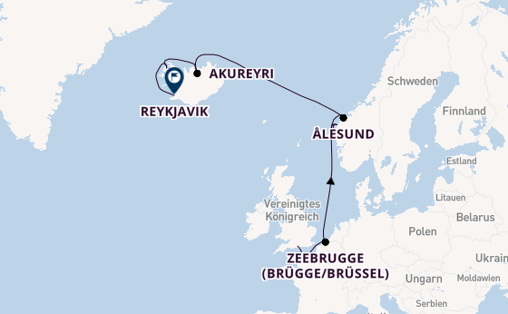 Norwegen ab Southampton, Großbritannien auf der Norwegian Getaway