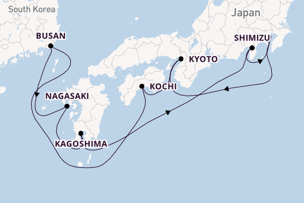 Elegant Horizons: Golden Week in Japan, Mt. Fuji & South 