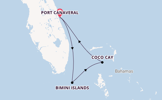 Caribbean from Port Canaveral, Florida, USA with the Celebrity Apex