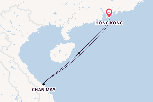 China from Hong Kong, China with the Spectrum of the Seas