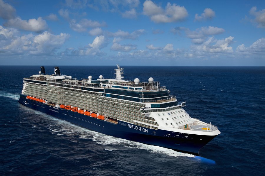 at sea
