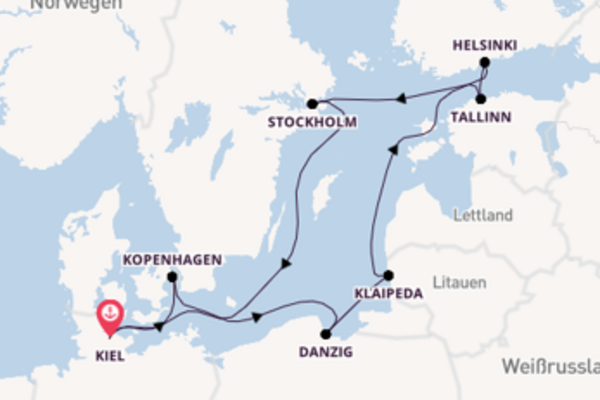 Entdecken Sie Helsinki auf der Mein Schiff 1
