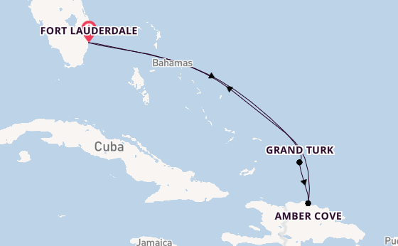 Caribbean vanaf Fort Lauderdale, Verenigde Staten met de Island Princess
