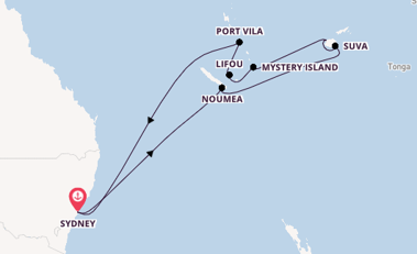 Südsee ab Sydney auf der Celebrity Edge