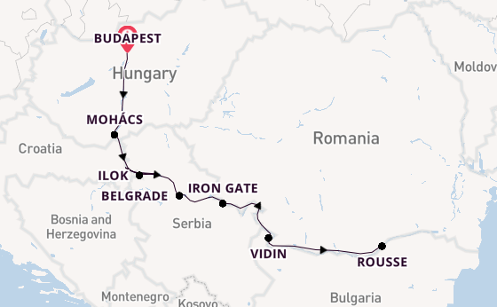 Danube River, Europe from Budapest, Hungary with the AmaRudi
