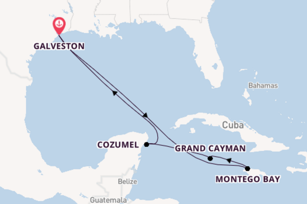 Western Caribbean From Galveston with the Carnival Dream