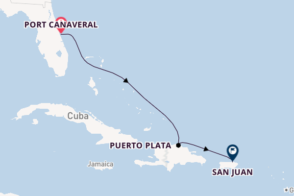 Caribbean from Port Canaveral, Florida with the Norwegian Prima