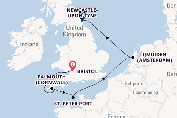 Expedition with Ambassador Cruise Line from Bristol to Newcastle-upon-Tyne