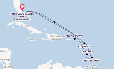 Caribbean from Fort Lauderdale (Port Everglades), Florida, USA with the Celebrity Eclipse