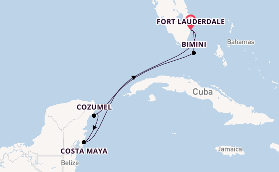 Caribbean vanaf Fort Lauderdale, Verenigde Staten met de Celebrity Xcel
