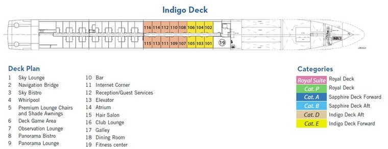 avalon river cruises deck plan