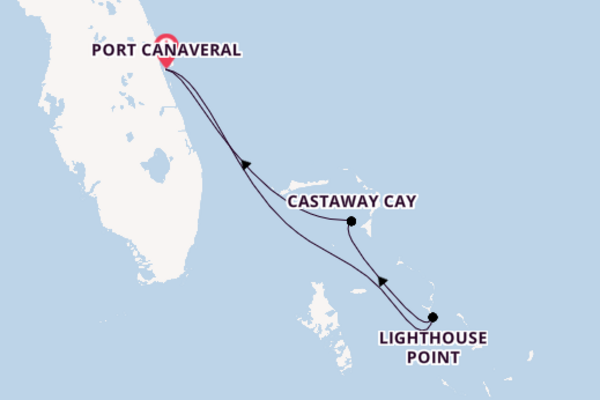 5daagse droomcruise vanuit Port Canaveral