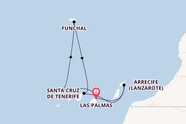 Kanarische Inseln ab Las Palmas, Gran Canaria auf der Mein Schiff Relax