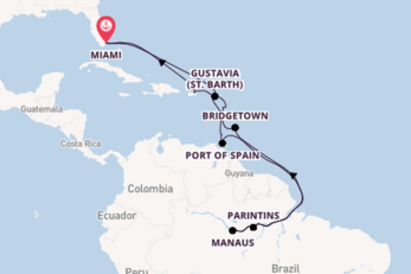 Expedition with Regent Seven Seas Cruises from Miami