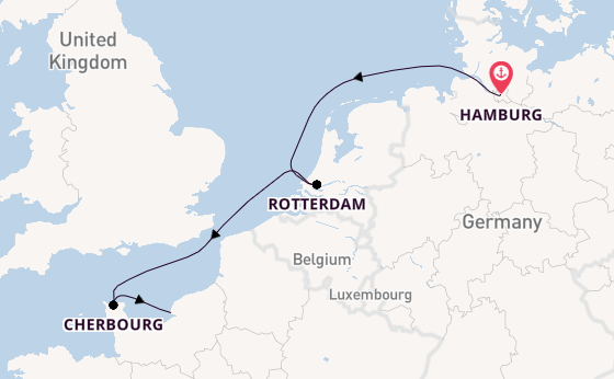 Western Europe from Hamburg, Germany with the MSC Preziosa