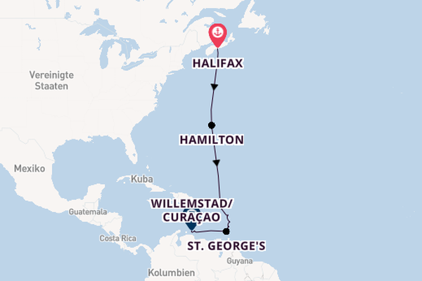 Karibik ab Halifax, Kanada auf der HANSEATIC inspiration