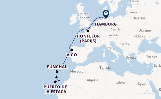 Canarische Eilanden vanaf Las Palmas, Gran Canaria, Spanje met de Amera