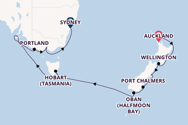 Australien und Neuseeland ab Auckland, Neuseeland auf der VASCO DA GAMA