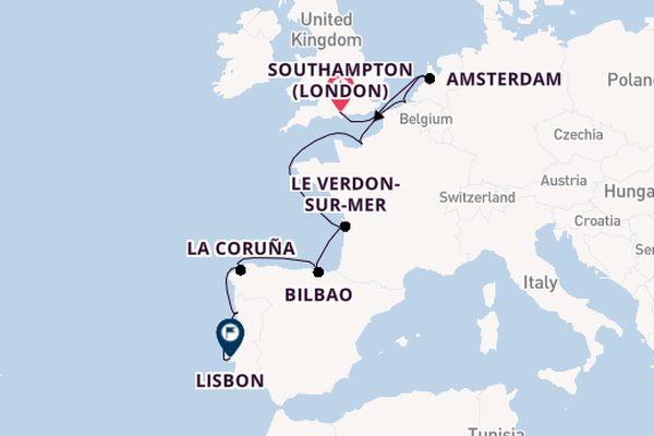 Portugal from Southampton (London), England, United Kingdom with the Norwegian Star