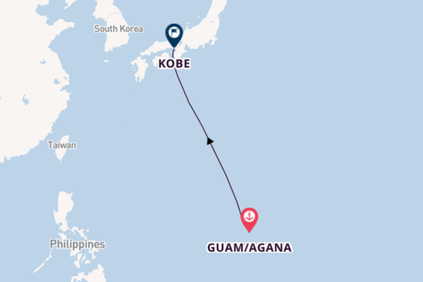 6daagse cruise vanaf Guam/Agana